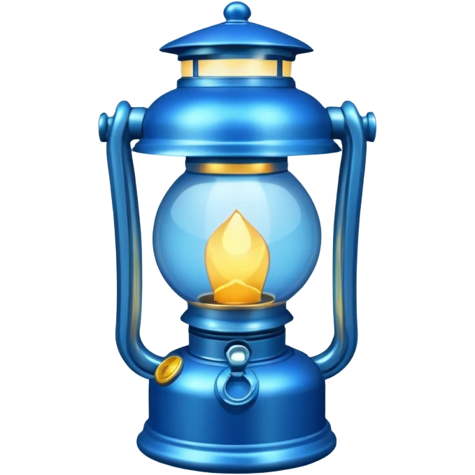 Blue colour ka lalten emoji