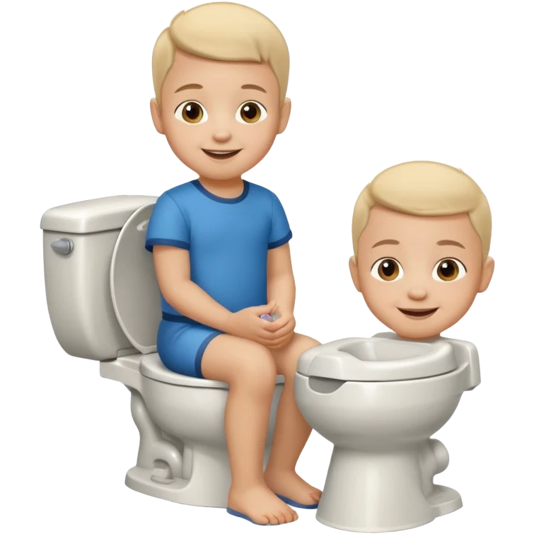 A potty trainer emoji