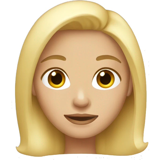 Blonde emoji