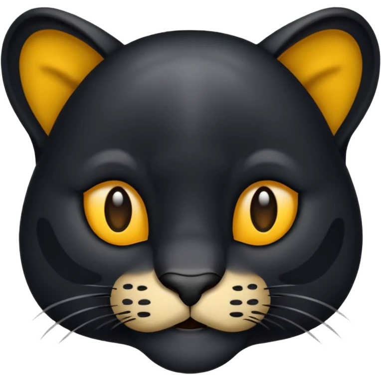 Emoji panthère noir entière  emoji