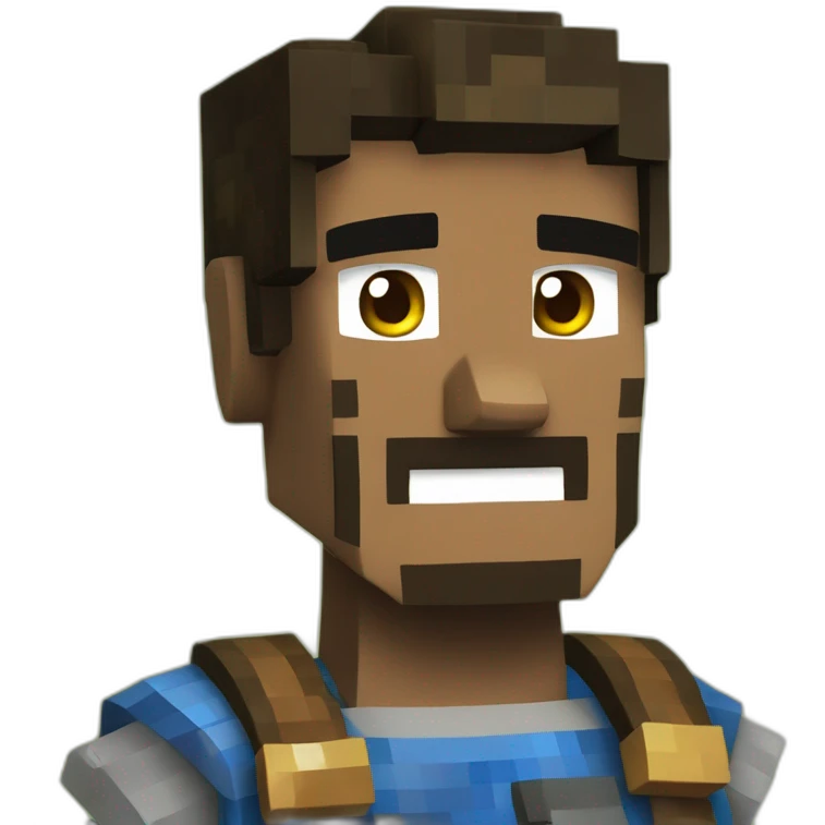 Personnage minecraft jeu vidéo emoji
