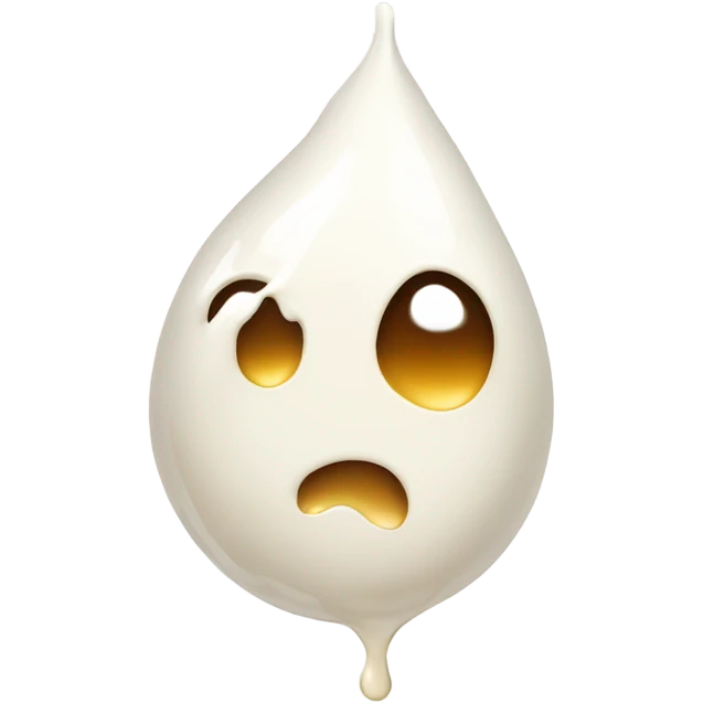 drop of milk. only drop white emoji