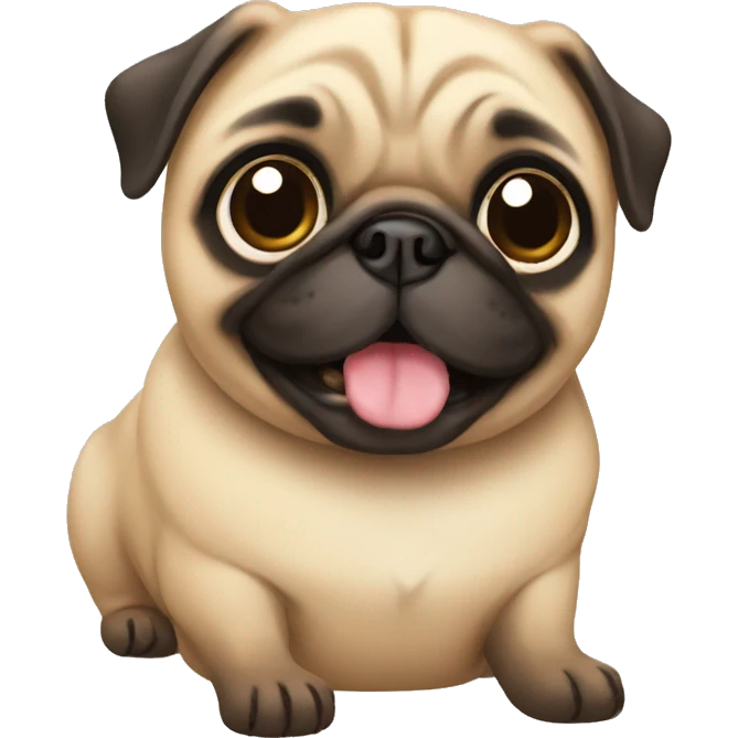 Pug loaf emoji
