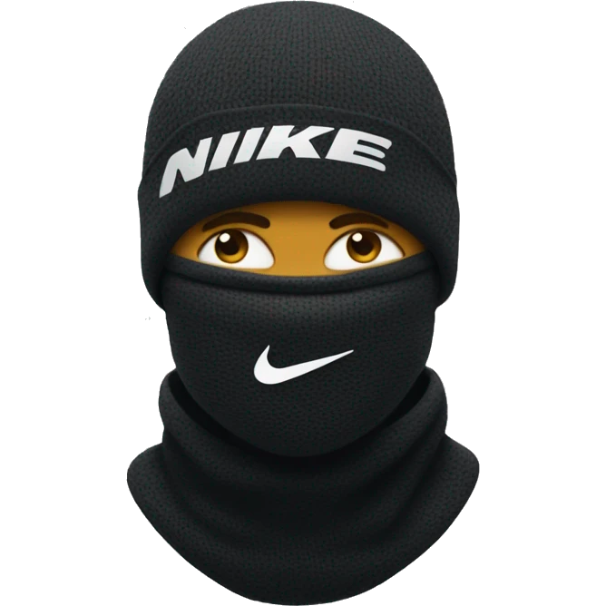 Nike ski mask emoji
