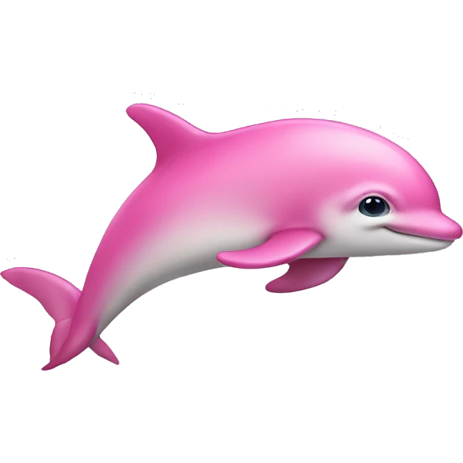 Pink delfin emoji