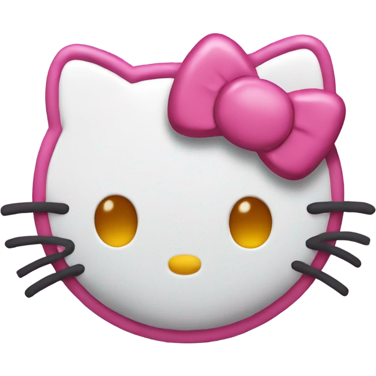 Galleta de hello kitty emoji