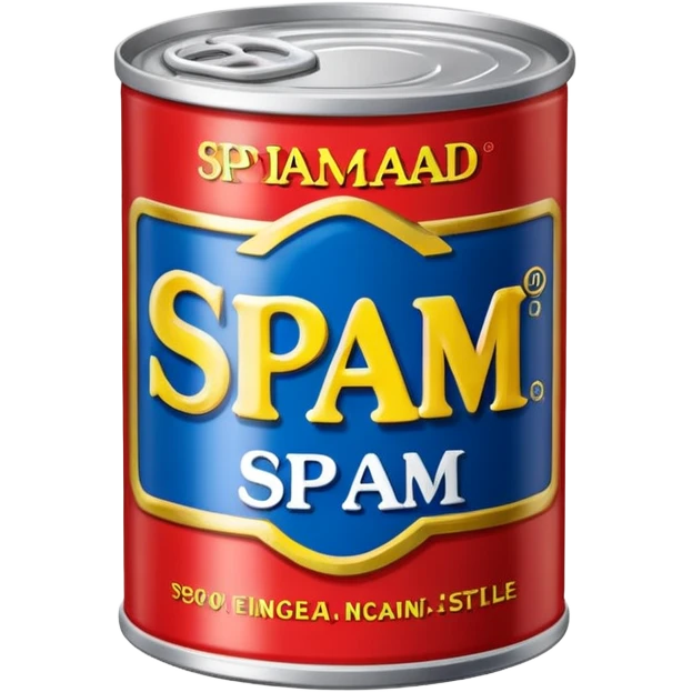 A can of classic “SPAM” emoji