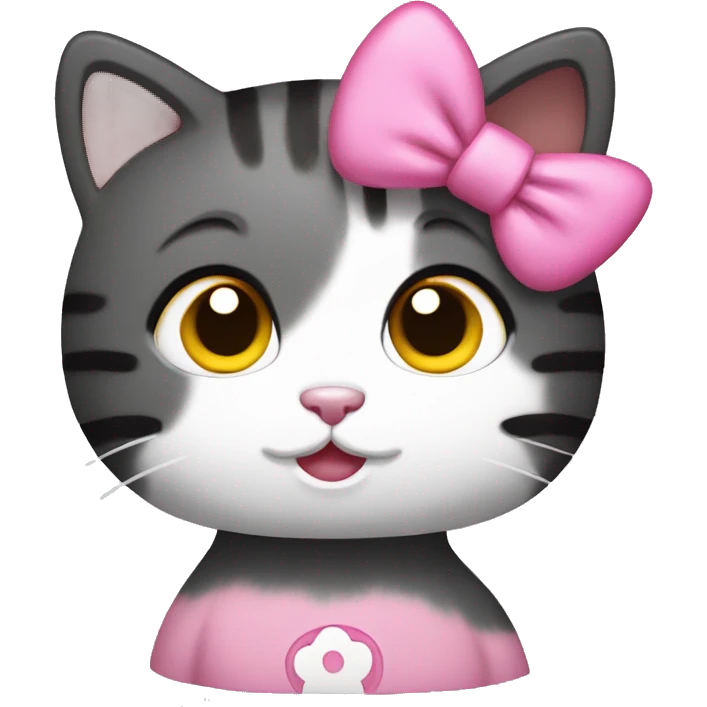 Hello kitty cat emoji