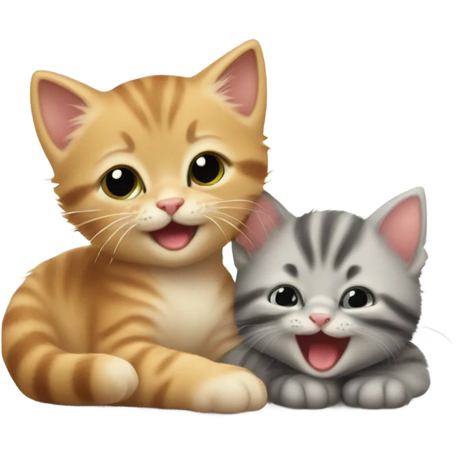 Cat and baby emoji