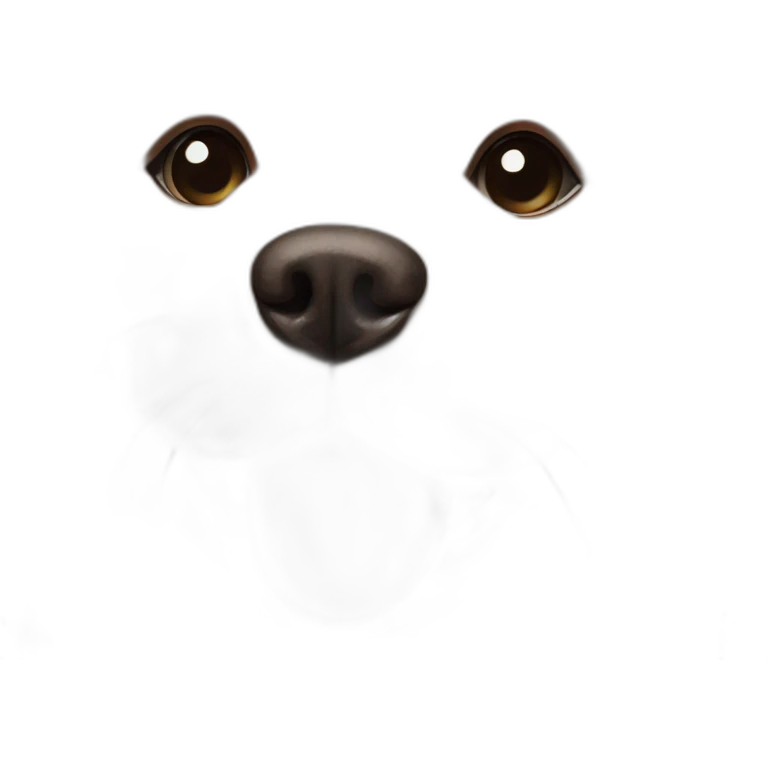 chow chow heart in eyes emoji