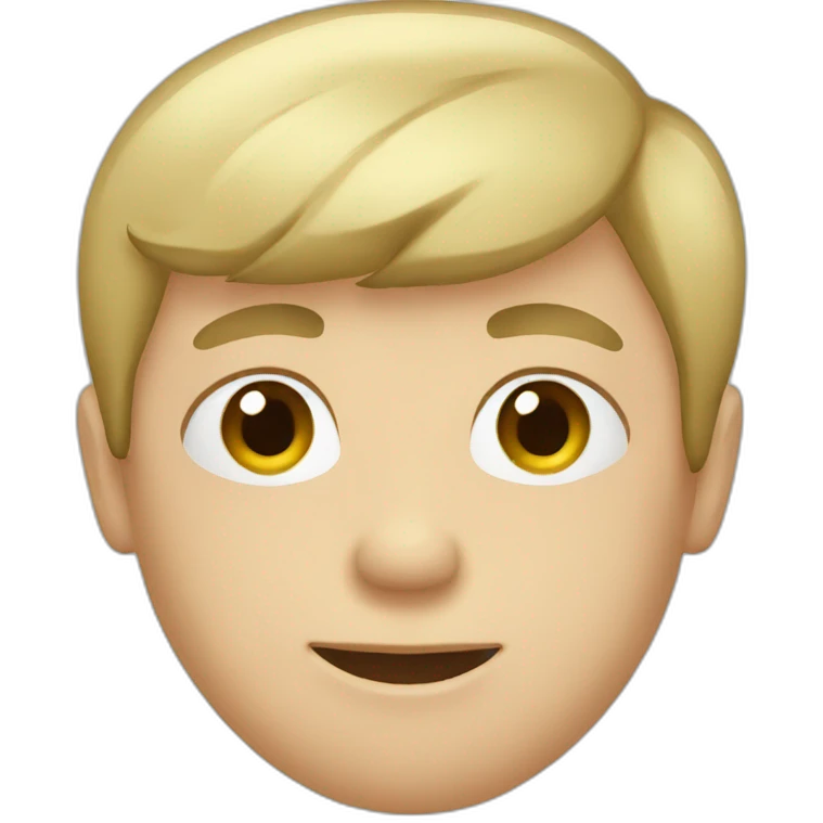 white boy wearing a t shirt emoji