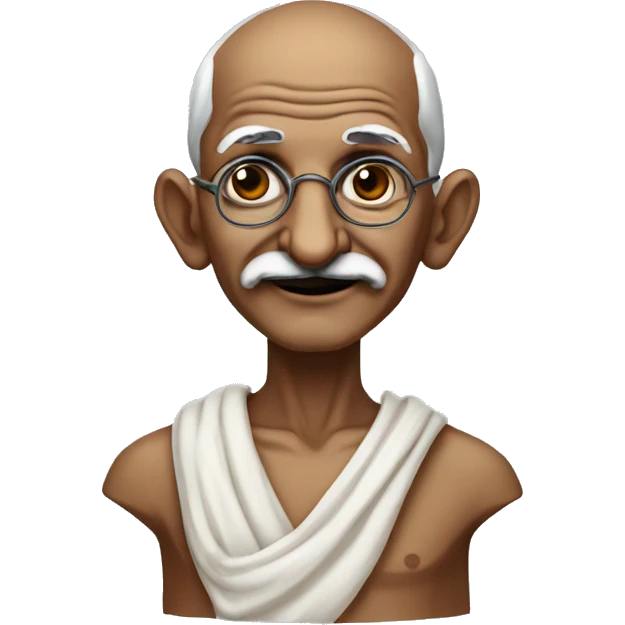 mahatma gandhi emoji