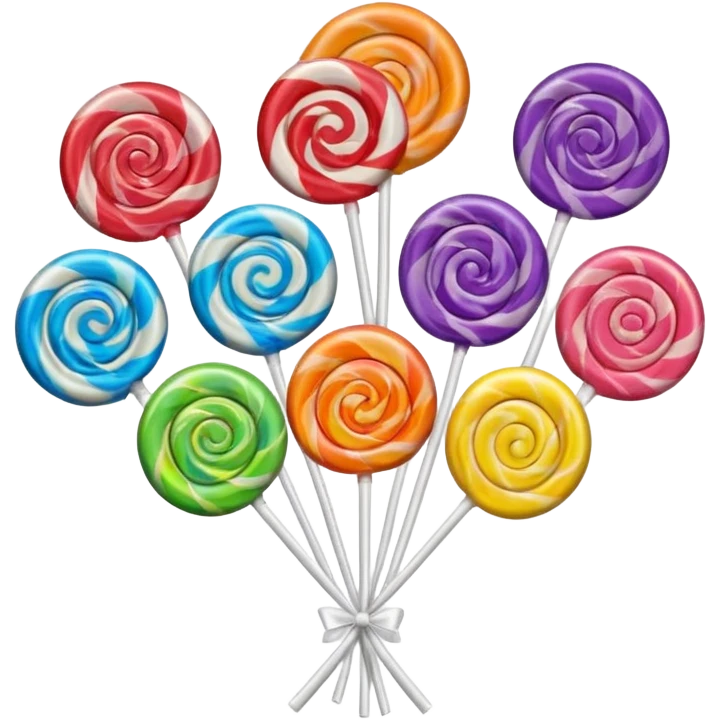 Bouquet of lolipops emoji