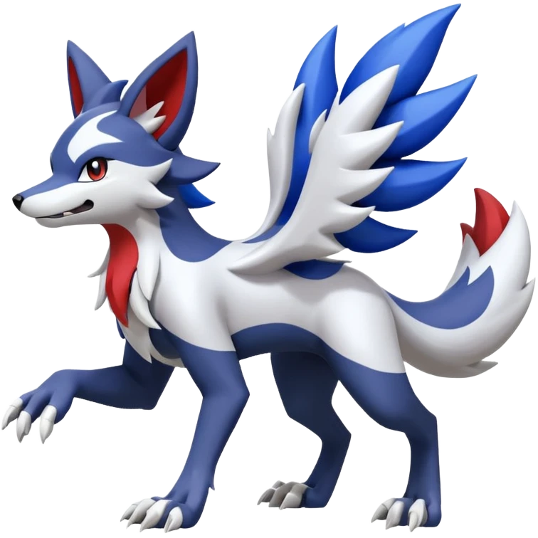 Koraidon-Lycanroc(midnight form)-Lugia-fusion  emoji