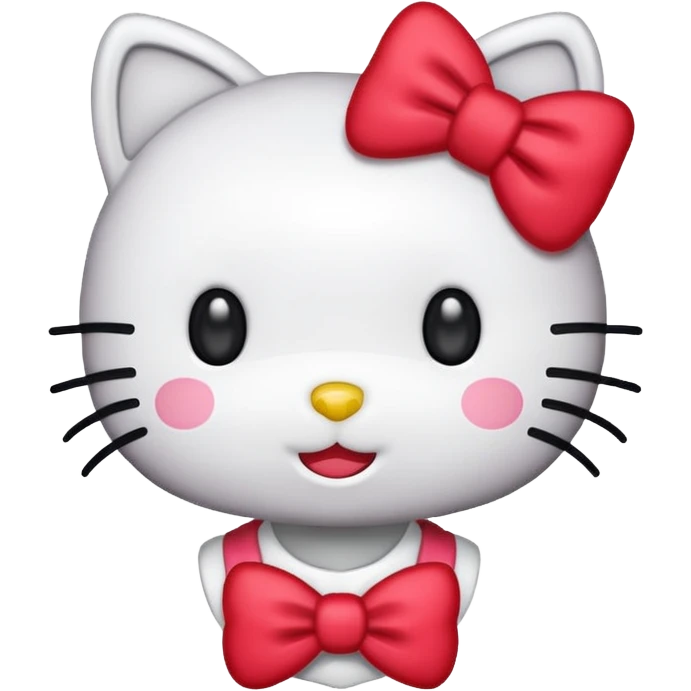 As un emoji de Hello Kitty emoji