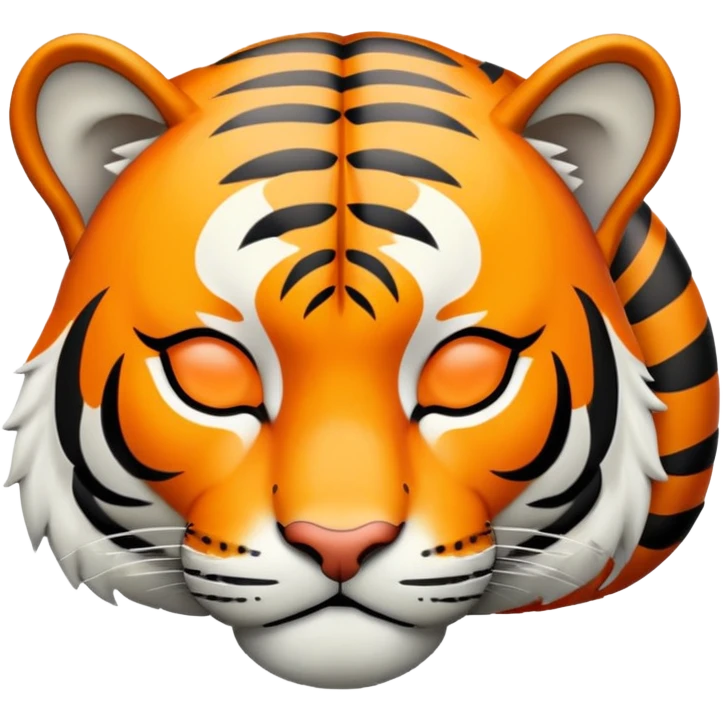 Sleeping tiger emoji
