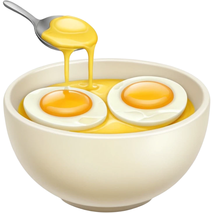 Mixing eggs emoji