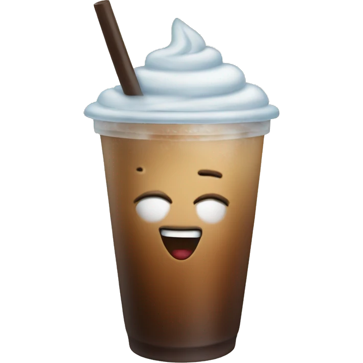 Iced coffee emoji
