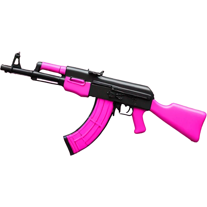 Pink ak 47 emoji