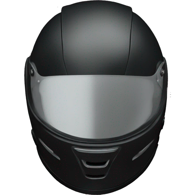 black racer helmet emoji