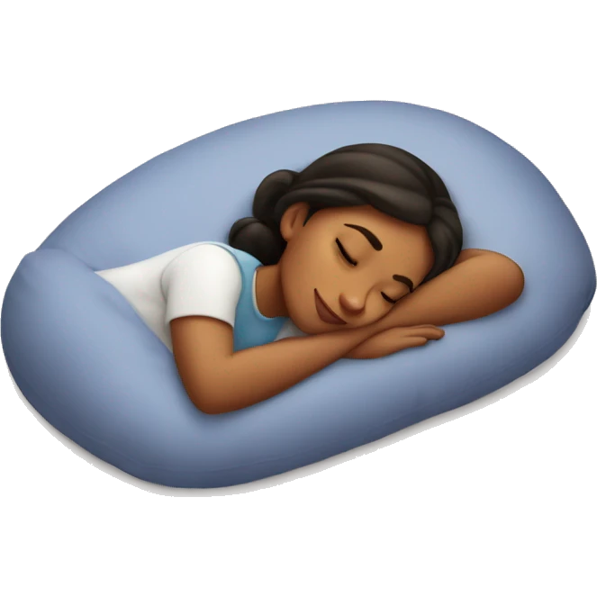 Disney Girl sleeping on pillow  emoji