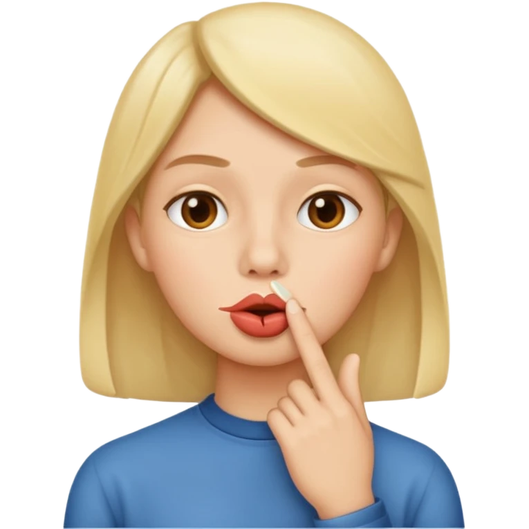 shhh emoji
