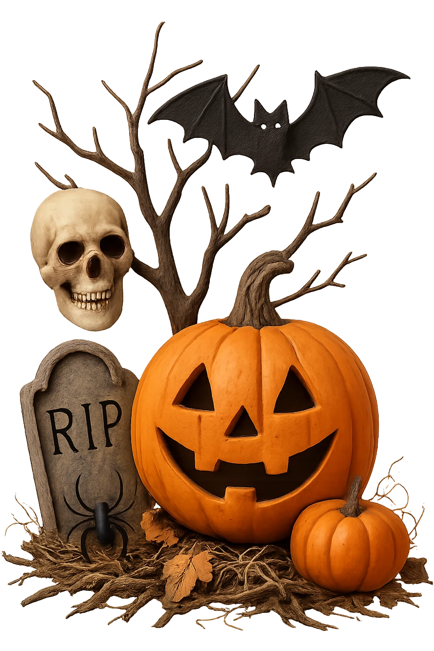 Halloween decorition, remove background emoji