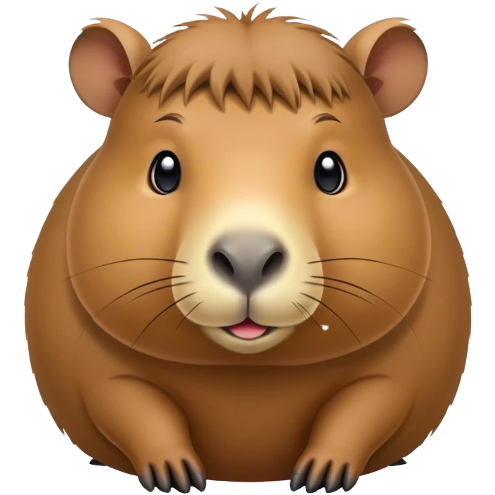 cute capybara  emoji