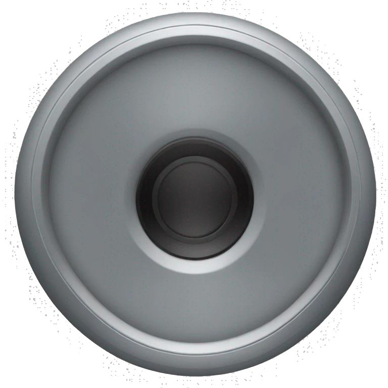 gray circular speaker emoji