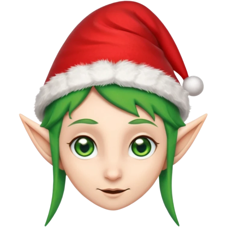 christmas elf head emoji