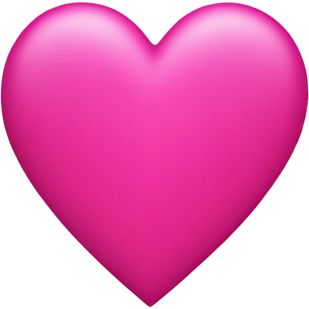 Heart pink emoji