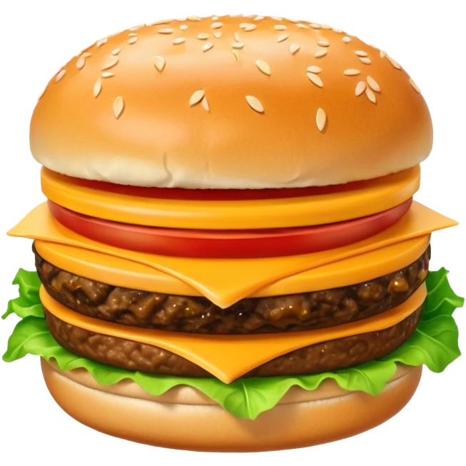 plain cheeseburger emoji