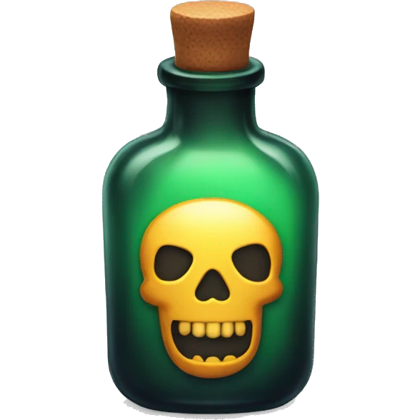 poison bottle emoji