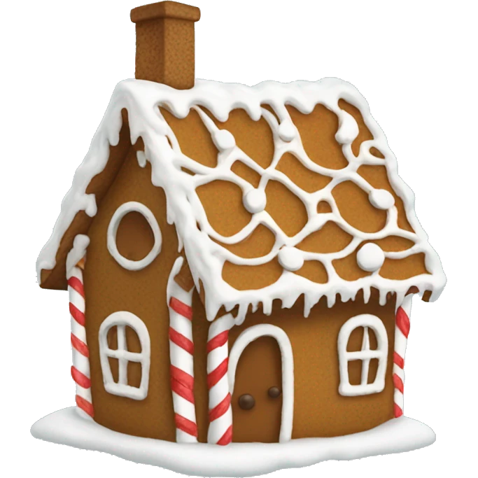 gingerbread house emoji