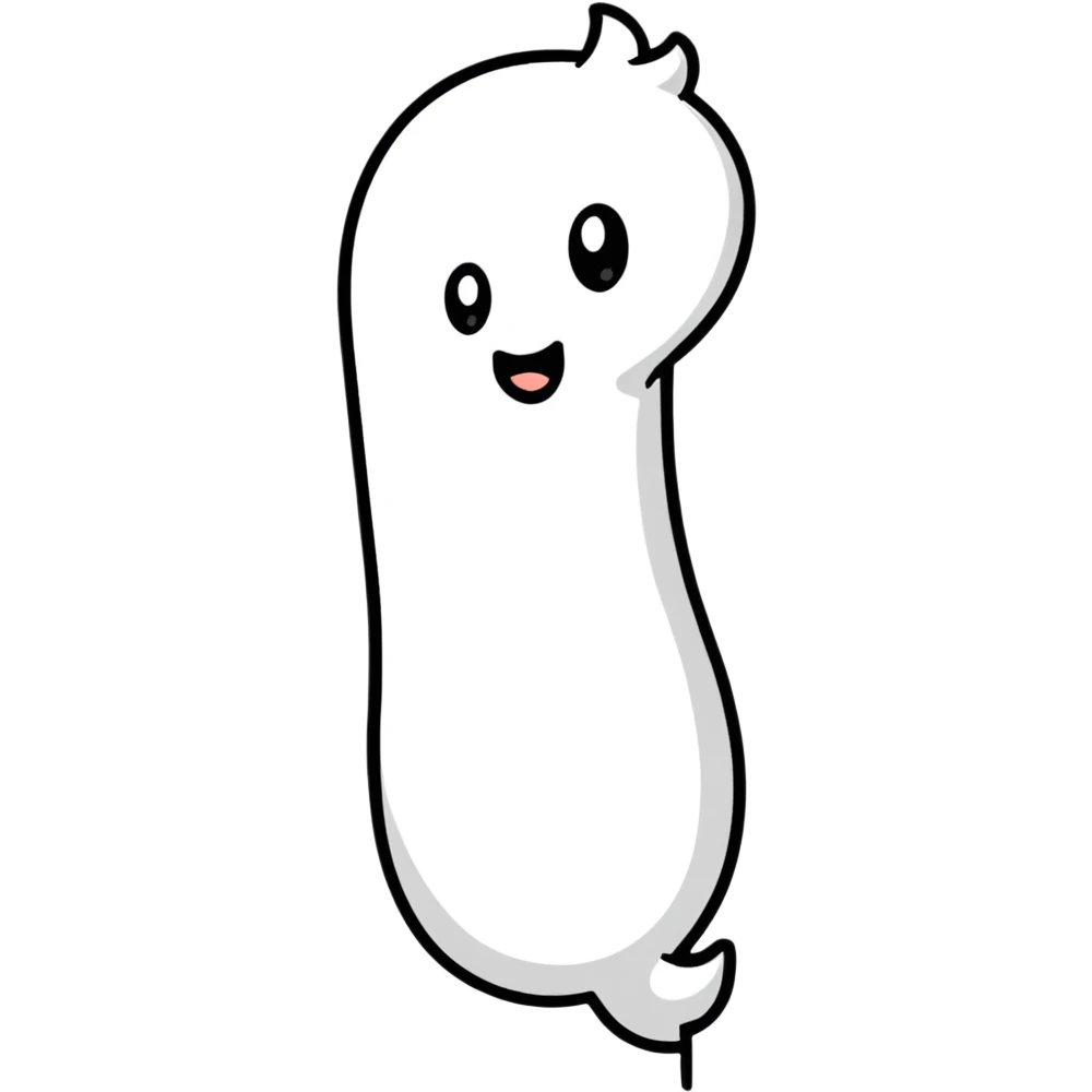 cartoon sticker style male penis emoji