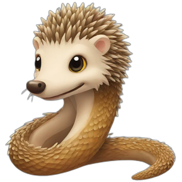 Hedgehog-Snake emoji