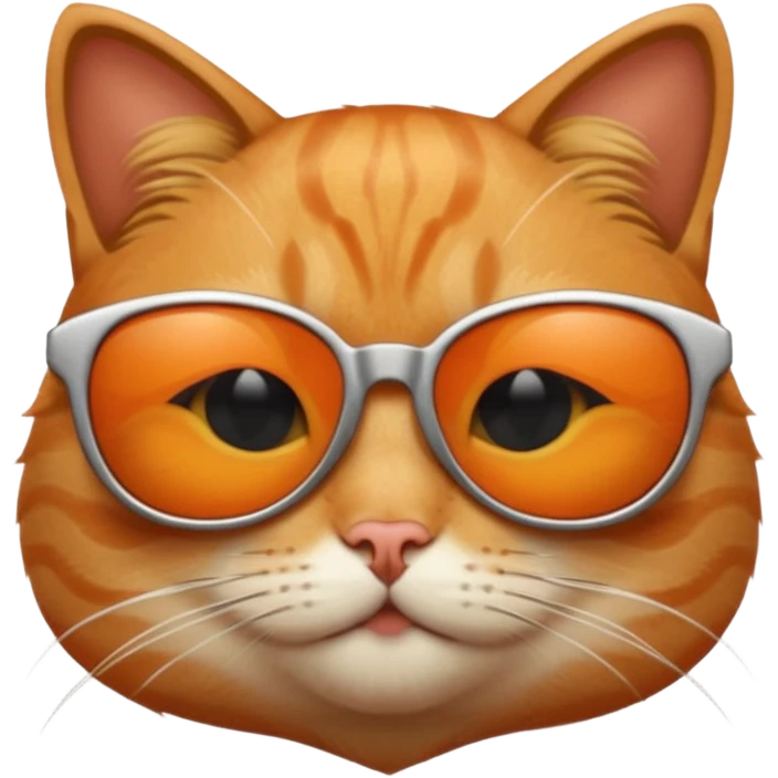 Cat wearing sunglasses emoji