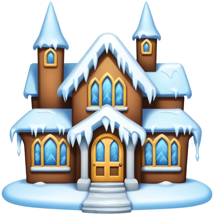 frozen houses emoji