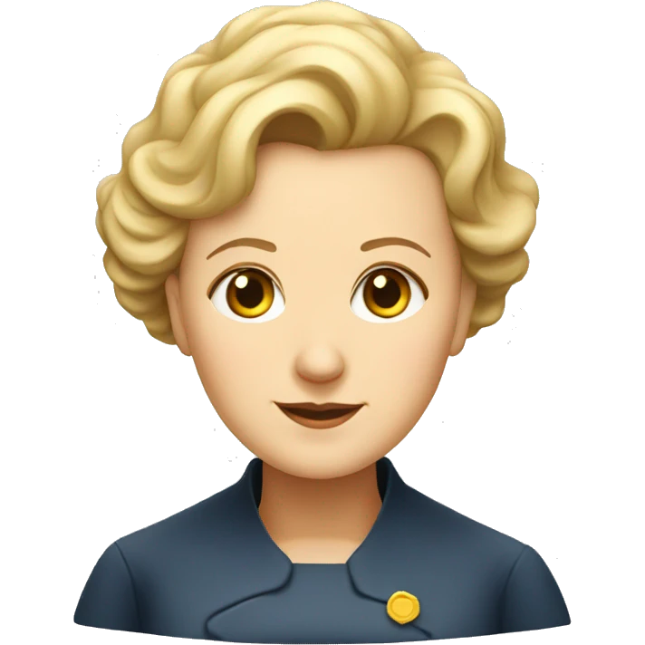 blond marie curie emoji