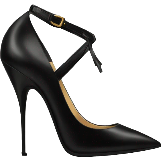 saint laurent high heels emoji