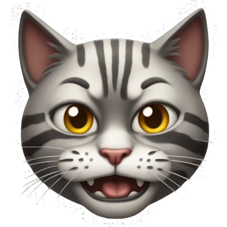 Very mad cat emoji