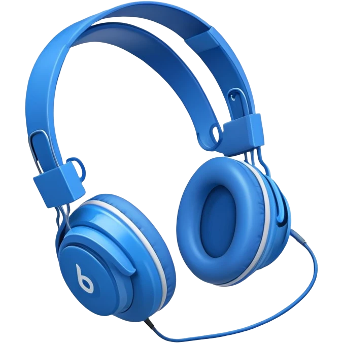 Blue Headphones  emoji