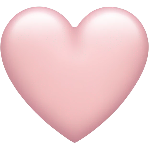Baby pink heart emoji