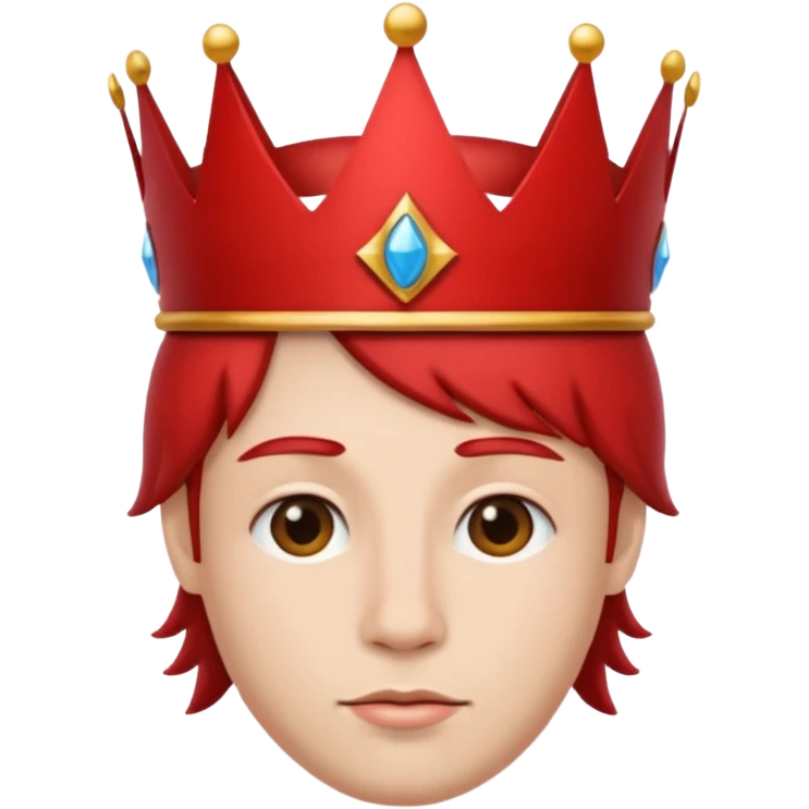 RED Crown King emoji