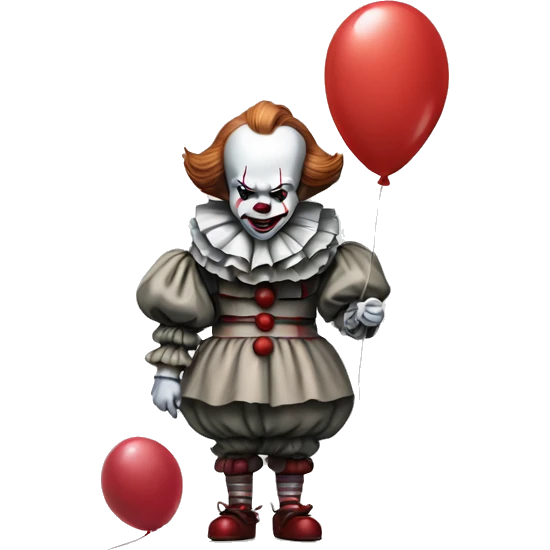 pennywise with balloon emoji
