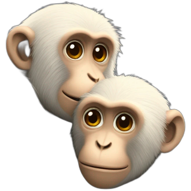 monkeys-hugging-each-other emoji