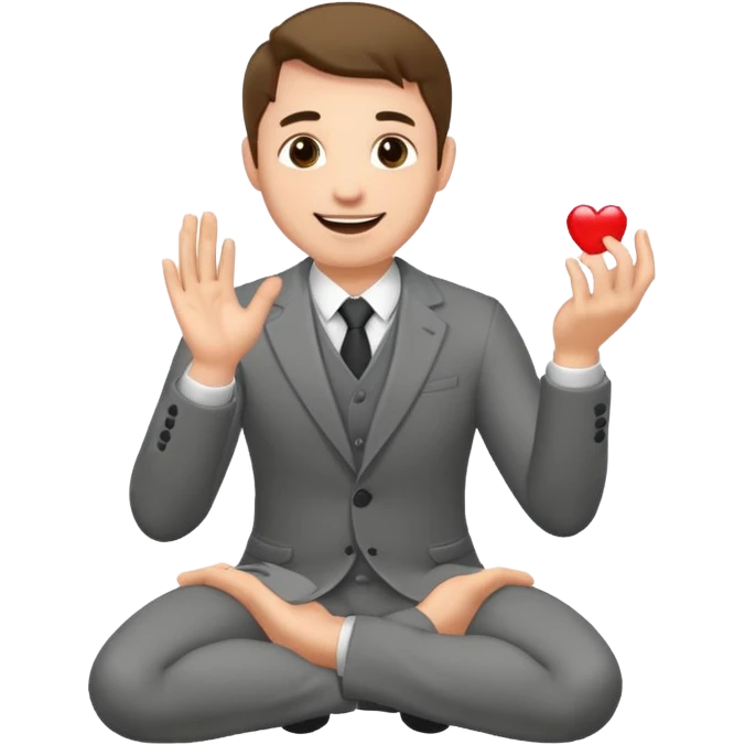 man kneeling and asking for marriage emoji
