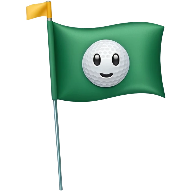 golf flag with hole emoji