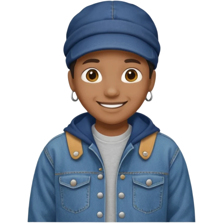Cholos ropa azul ancha emoji