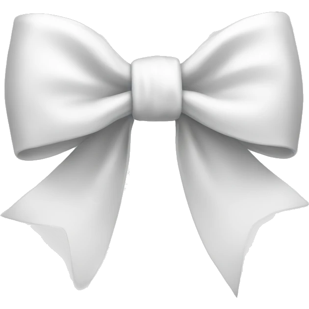 white bow emoji